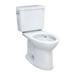 TOTO Drake® 1.28 GPF (Water Efficient) Elongated Two-Piece Toilet w/ Tornado Flush (Seat Not Included) | 30.125 H x 17.1875 W x 28.375 D in | Wayfair