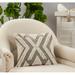 Saro Havok Square Cotton Pillow Cover Cotton | 18 H x 18 W x 0.5 D in | Wayfair 5132.BW18SC