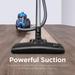 Midea Eureka Whirlwind Bagless Canister Vacuum Plastic in Blue | 9.65 H x 12.2 W x 14.17 D in | Wayfair NEN110A