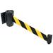 VIP Crowd Control Retractable Safety Wall Queue Barrier Belt 120" () in Black/Yellow | 4.25 H x 4.5 W x 2.5 D in | Wayfair 1403-10