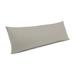 Latitude Run® Oys Down Blend Rectangular Lumbar Pillow Down/Feather/Linen in White/Brown | 14 H x 48 W x 5 D in | Wayfair