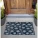 The Twillery Co.® Manish Non-Slip Outdoor Door Mat Synthetics in White | 24" W x 36" L | Wayfair 79F78CCD0D8D4900BB4081C95E7E58F1