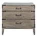 Joss & Main Lauretta 3 - Drawer Nightstand Wood in Brown | 24 H x 26 W x 20 D in | Wayfair D033CDA25518468387763067B9DB9527