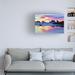 Highland Dunes Reflections 6 by Dennis Frates - Wrapped Canvas Photograph Canvas, Wood in White | 30 H x 47 W x 2 D in | Wayfair