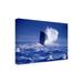 Highland Dunes Rock Formation 2 by Dennis Frates - Wrapped Canvas Photograph Canvas, Wood in Blue/White | 12 H x 19 W x 2 D in | Wayfair