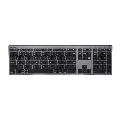 Macally Wireless Bluetooth Keyboard (Space Gray) A...
