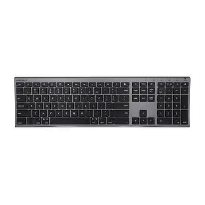 Macally Wireless Bluetooth Keyboard (Space Gray) ACEBTKEYSG