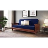 Denali Warm Cherry Full Merlin Blue - Strata Furniture WFDEWCMB