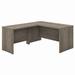 Bush Business Furniture Studio C 60W x 30D L Shaped Desk with 42W Return in Modern Hickory - Bush Business Furniture STC050MH