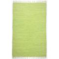 Tapis réversible en coton - tissé à la main - Vert 160x230