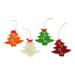 Novica Handmade Merry Trees Natural Fiber Christmas Ornaments (Set Of 4)