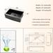 Lordear 30/33/36 inch Black Farmhouse Sink Ledge Workstation Single Bowl 16 Gauge Stainless Steel Apron Front Kitchen Sink