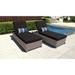 Florence Wheeled Chaise Set of 2 Outdoor Wicker Patio Furniture