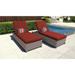 Monterey Wheeled Chaise Set of 2 Outdoor Wicker Patio Furniture