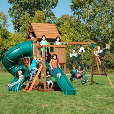 Swing-N-Slide Tremont Tower Wood Outdoor Swing Set