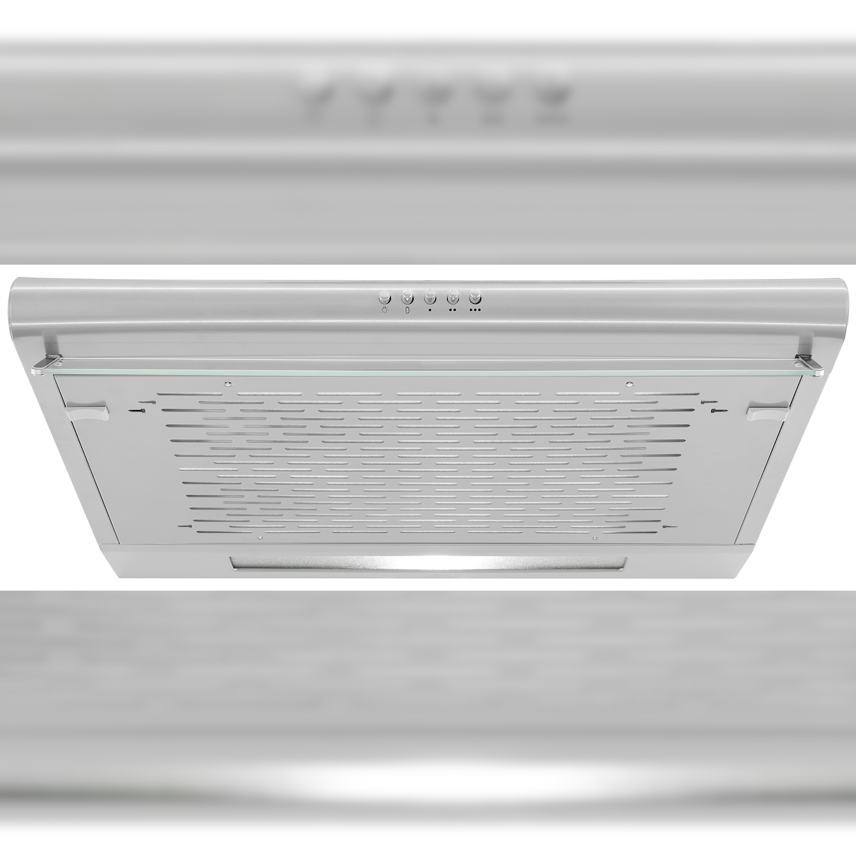 Exquisit Dunstabzugshaube UBH 10-2.3 Inoxlook | Nutzinhalt | Edelstahloptik Image