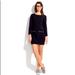 Madewell Dresses | Madewell Black Zipper Pocket Shift Dress Medium | Color: Black | Size: M