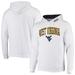 Men's Colosseum White West Virginia Mountaineers Arch & Logo 3.0 Pullover Hoodie