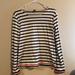 J. Crew Tops | J. Crew Nautical Style Top | Color: Blue/White | Size: S