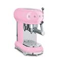 SMEG ECF01PKEU, Espresso machine 50's Style, Pastel pink