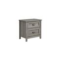 Progressive Furniture Inc. Madden Nightstand Wood in Brown/Gray | 24 H x 24 W x 16 D in | Wayfair B118-43