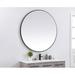 Mercury Row® Pickard Bathroom/Vanity Mirror Metal in Black | 48 H x 48 W x 1.7 D in | Wayfair 035BE6CE7CC14B4DB0D552F225FDDEF2