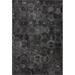 Black/Gray 93 x 0.44 in Area Rug - 17 Stories Emilianna Geometric Handmade Polyester Area Rug Polyester | 93 W x 0.44 D in | Wayfair