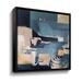 Winston Porter Home Port - Painting on Canvas in Blue/Brown | 24 H x 24 W x 2 D in | Wayfair 4BBDD8676D2440B1BDFED6525FD45766