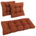 Charlton Home® 3 Piece Indoor/Outdoor Cushion Polyester in Red/Brown | 5 H x 42 W in | Wayfair EC841949DF62412E9147A0173E5320FC