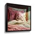 Winston Porter Bed Hare - Graphic Art on Canvas in Pink/White | 10 H x 10 W x 2 D in | Wayfair F1566A4249504F7B8390659AABA36A36