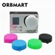 ORBMART-Accessoires de caméra Go Pro capuchon d'objectif en silicone housse de protection pour