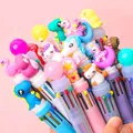 10 couleurs stylo à bille Kawaii papeterie mignon nouveauté mignon Kawaii stylo étudiant écriture