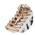 Weiou – lacets colorés au toucher métal 0.7 Cm chaussures plates en cuir Cool meilleur cadeau