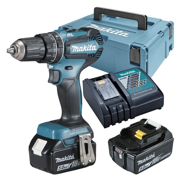 makita Akku-Schlagbohrschrauber »DHP485RTJ« Komplett-Set türkis Image