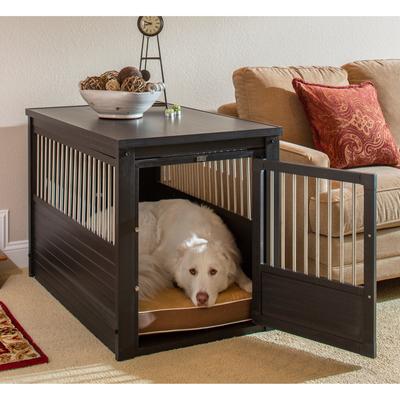 New Age Pet® ECOFLEX® Dog Crate End Table - Durable Wood-Plastic Composite with Stainless Steel Latch