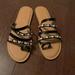 American Eagle Outfitters Shoes | Black Flats Sandal | Color: Black | Size: 9