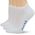 FALKE Cool Kick 3-Pack U SN Socks, White (White 2000), 37-38 (UK 4-5 Ι US 5-6) (Pack of 3)