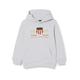 GANT Boys' Archive Shield Hoodie Hooded Sweatshirt, Light Grey Mix, 16 Years