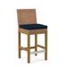 Braxton Culler Seagrass Top Counter Stool Wood/Wicker/Rattan in Brown | 37 H x 18.5 W x 22.5 D in | Wayfair B111-012/0204-64/HONEY