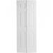 Bi-fold Doors - Masonite Paneled Manufactured Wood Hollow Primed Textured 6-Panel Bi-fold Door Manufactured Wood in White | Wayfair 1001219813