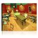 Vault W Artwork The Night Cafe by Vincent Van Gogh - Print on Canvas in Green | 16 H x 20 W x 0.75 D in | Wayfair C113A2A096B94DA7B4A3EDE47C2E1D5D