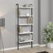 Latitude Run® Alaa 71" H x 26" W Steel Ladder Bookcase in White/Black | 71 H x 26 W x 12 D in | Wayfair B27A3C7EB5B54091A94FBEDDC147E332