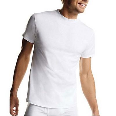 Hanes Men's Tagless Crew Neck Undershirt 6-Pack (Size S) White, Cotton