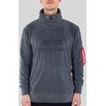 Alpha Industries Turtle-Neck Polar Fleece Chandail, gris, taille 2XL