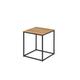 WOODLIVE »Cube« Beistelltisch 40x40x50cm schwarz