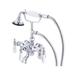 Randolph Morris Mason Hill Collection Clawfoot Tub Wall Mount Traditional Faucet with Handshower RMH-062-C