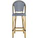 SAFAVIEH Outdoor Ford 30-inch Stacking Bistro Bar Stool (Fully Assembled) - 18.5" W x 22" L x 47" H
