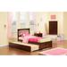 Mission Platform Bed with Footboard and Twin XL Trundle