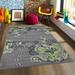 Allstar Living Room Area Rug with Floral design