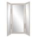 Gracie Oaks Wappinger Trifold Dressing Full-Length Mirror in Gray | 71 H x 64 W x 0.75 D in | Wayfair C9B9063A385D48A79DA229964C18EE1A